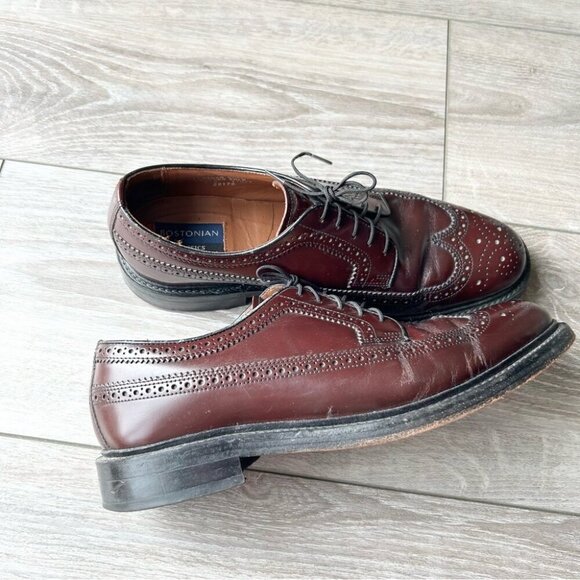 Bostonian Burgundy Longwings Dress Shoes main image 8